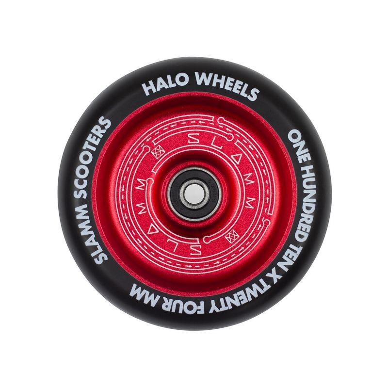 Slamm Halo 110mm Deep Dish Scooter Wheel - Red