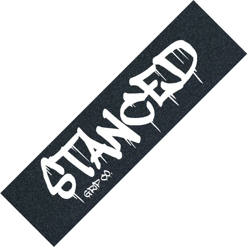 Stanced Logo Scooter Griptape - White