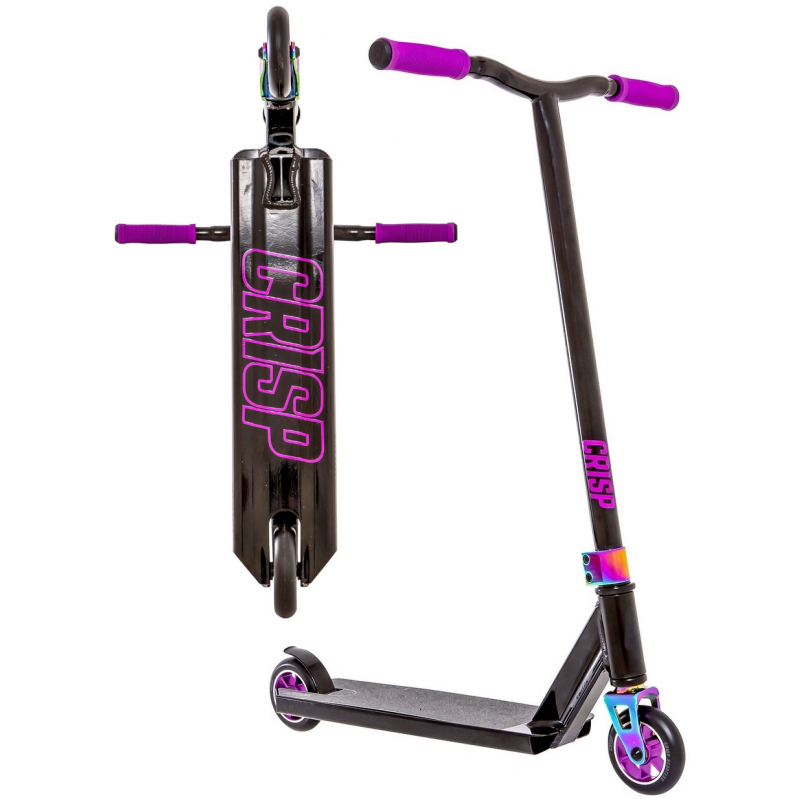 Crisp Switch 2020 Complete Stunt Scooter - Black / Purple
