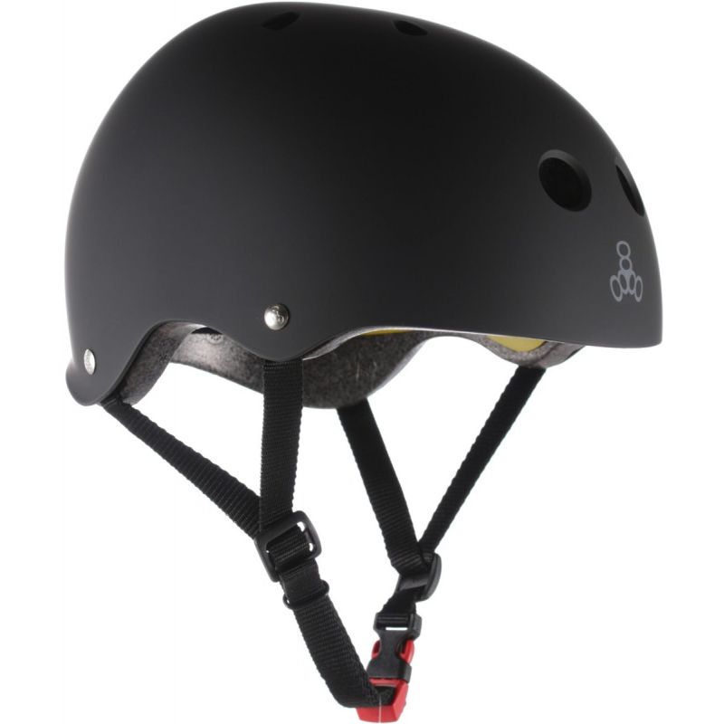 Triple 8 Brainsaver II Dual Certified MIPS Helmet - Black
