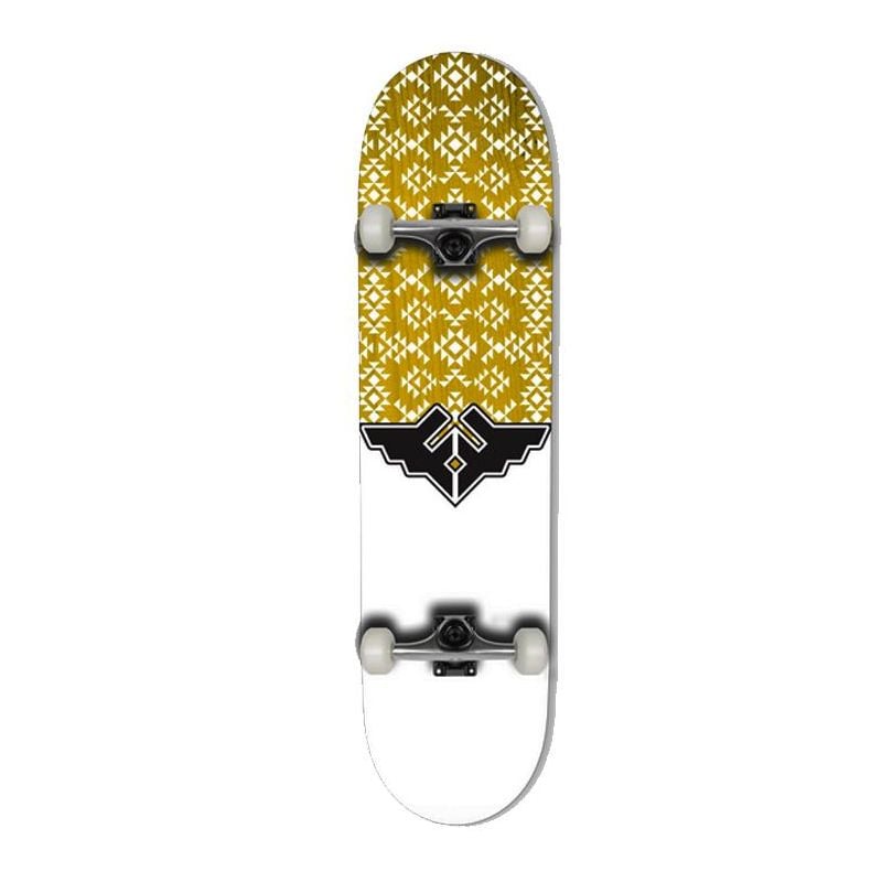 Fracture Wings V3 Series Complete Skateboard - Yellow 8"