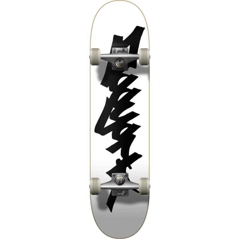 Zoo York OG95 Tag White / Black Complete Skateboard - 31.5" x 8"