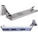 Infinity Boxed Polished Silver Chrome Street Scooter Deck – 23" x 5"