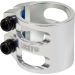 Lucky Dubl Stunt Oversized Scooter Clamp - Chrome Silver Polished