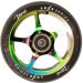 Drone Luxe Series 120mm Scooter Wheel - Black / Neochrome Oil Slick