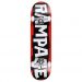 Rampage Block Logo 7.75" Complete Skateboard - Red / Black