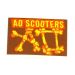 AO Bones Logo Sticker - Brown
