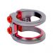 Oath Carcass 2 Bolt Scooter Clamp - Titanium / Red