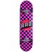 RAD Checkers 7.75" Complete Skateboard - Pink