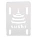 Sushi Pagoda Skateboard Riser Pad - 1/8" Clear