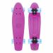 Xootz 22" LED Cruiser Skateboard - Pink