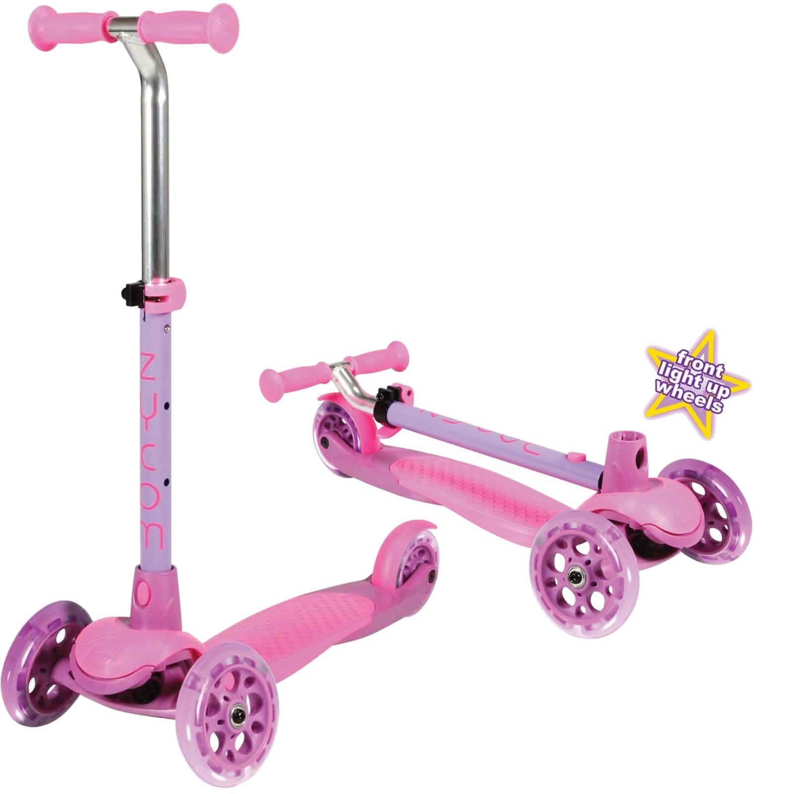 roller derby 3 wheel scooter pink