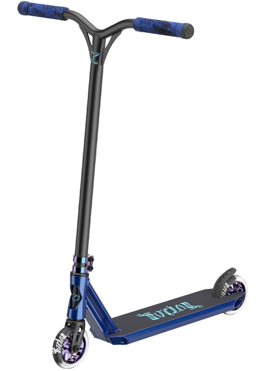An image of Fuzion Z300 2021 Fixed 1 Piece Complete Stunt Scooter - Blue Neo