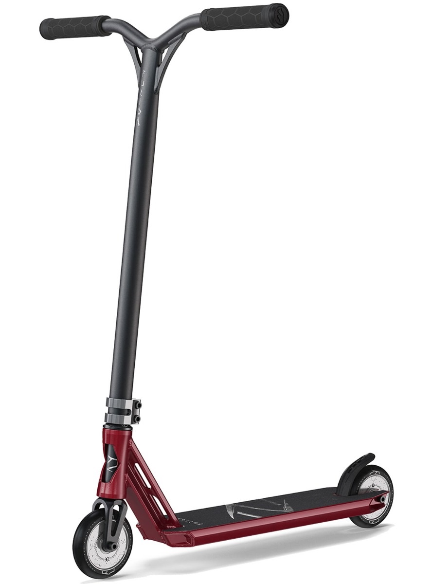 An image of Fuzion Z350 2021 Fixed 1 Piece Complete Stunt Scooter - Burgundy Red