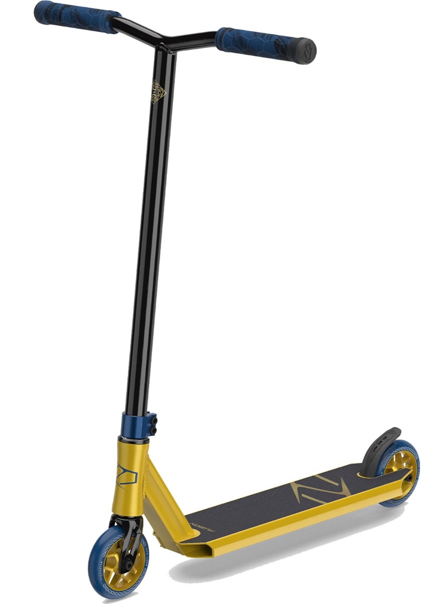 An image of Fuzion Z250 2021 Fixed 1 Piece Complete Stunt Scooter - Gold