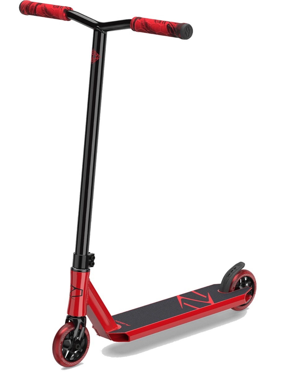 An image of Fuzion Z250 2021 Fixed 1 Piece Complete Stunt Scooter - Red