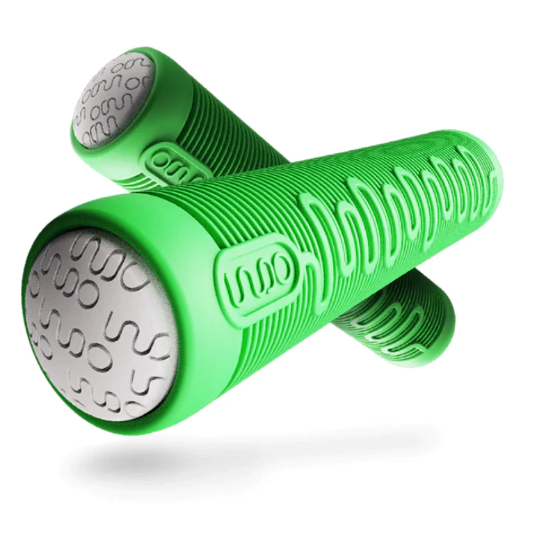 An image of Indo LTD Edition Scooter Handlebar Grips - Green Gravity