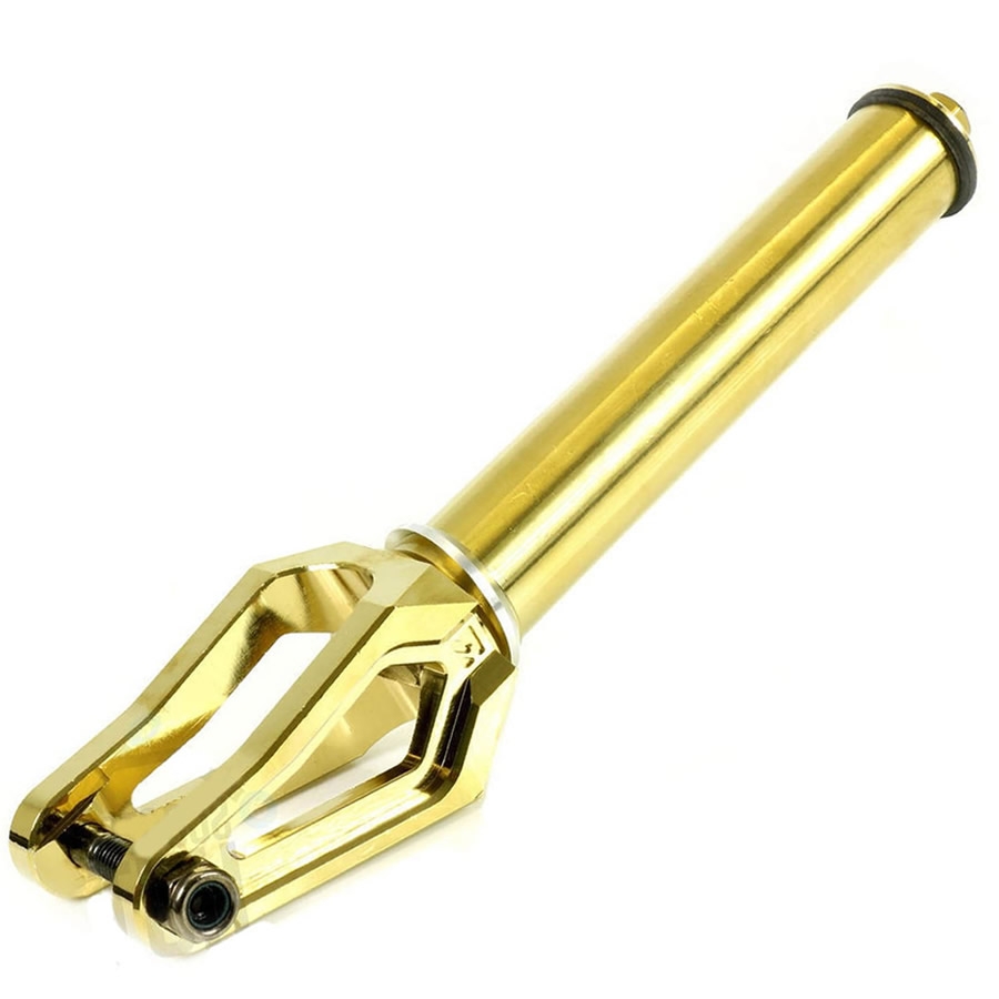 An image of Root Industries Gold SCS Scooter Fork