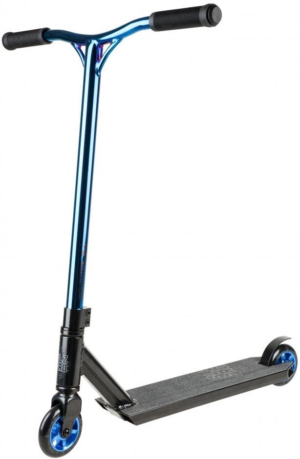 An image of Blazer Pro Outrun FX Complete Pro Stunt Scooter - Blue Chrome