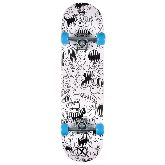 An image of Xootz DoubleKick 31" Complete Skateboard - Colour In