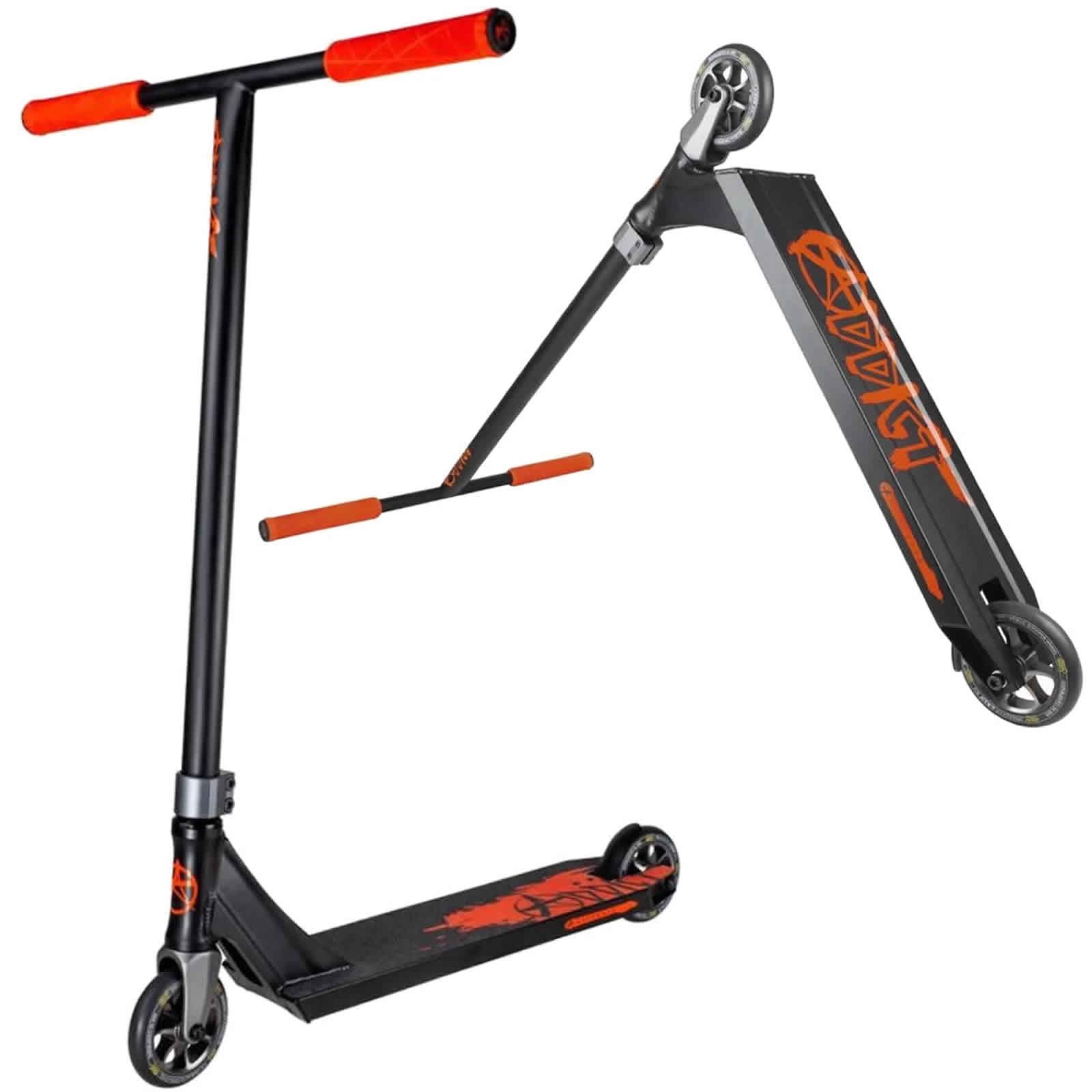 An image of Addict Defender MKII Pro Stunt Scooter - Black / Orange