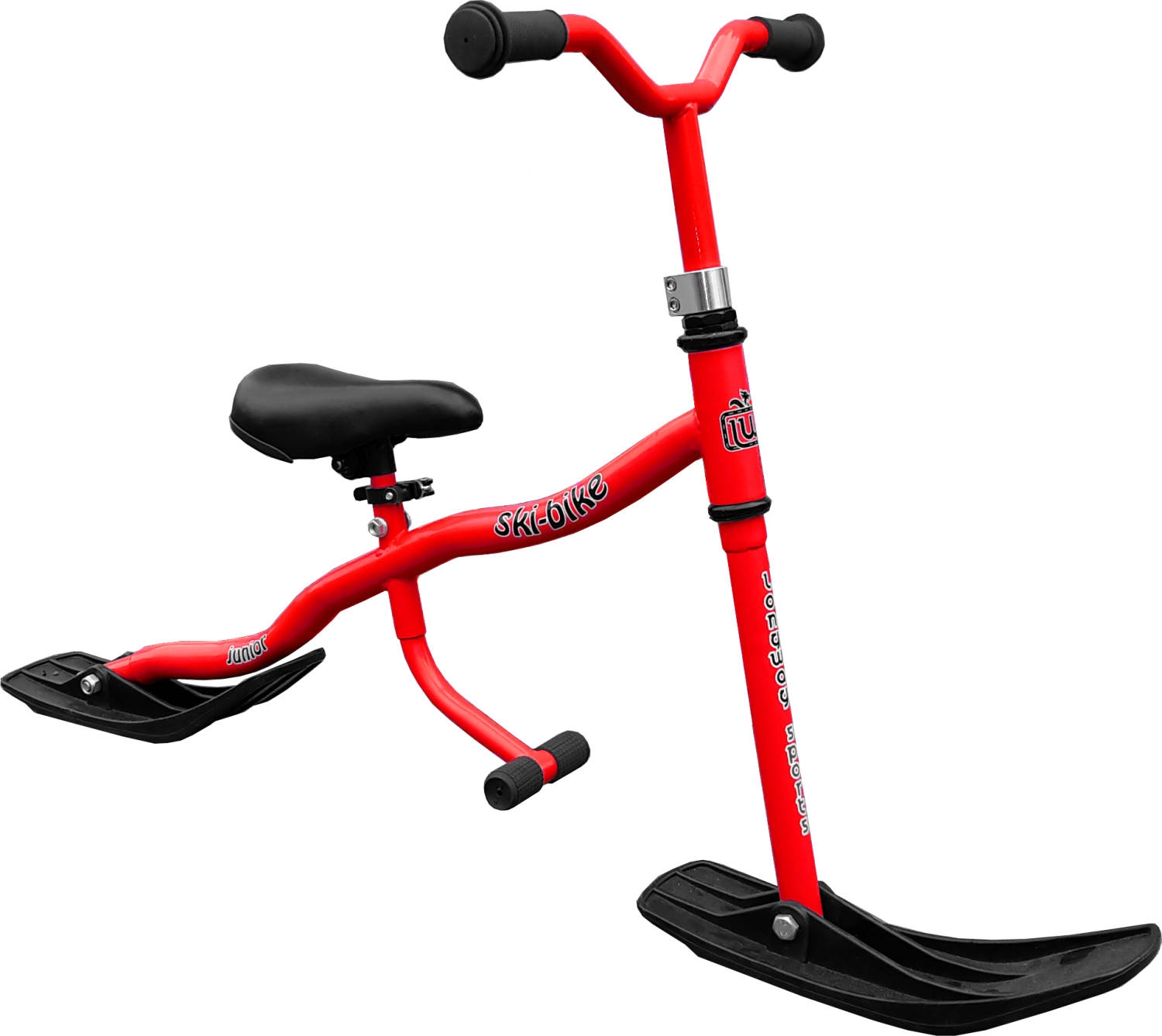 An image of Longways Snow Ski Scooter Bike Red