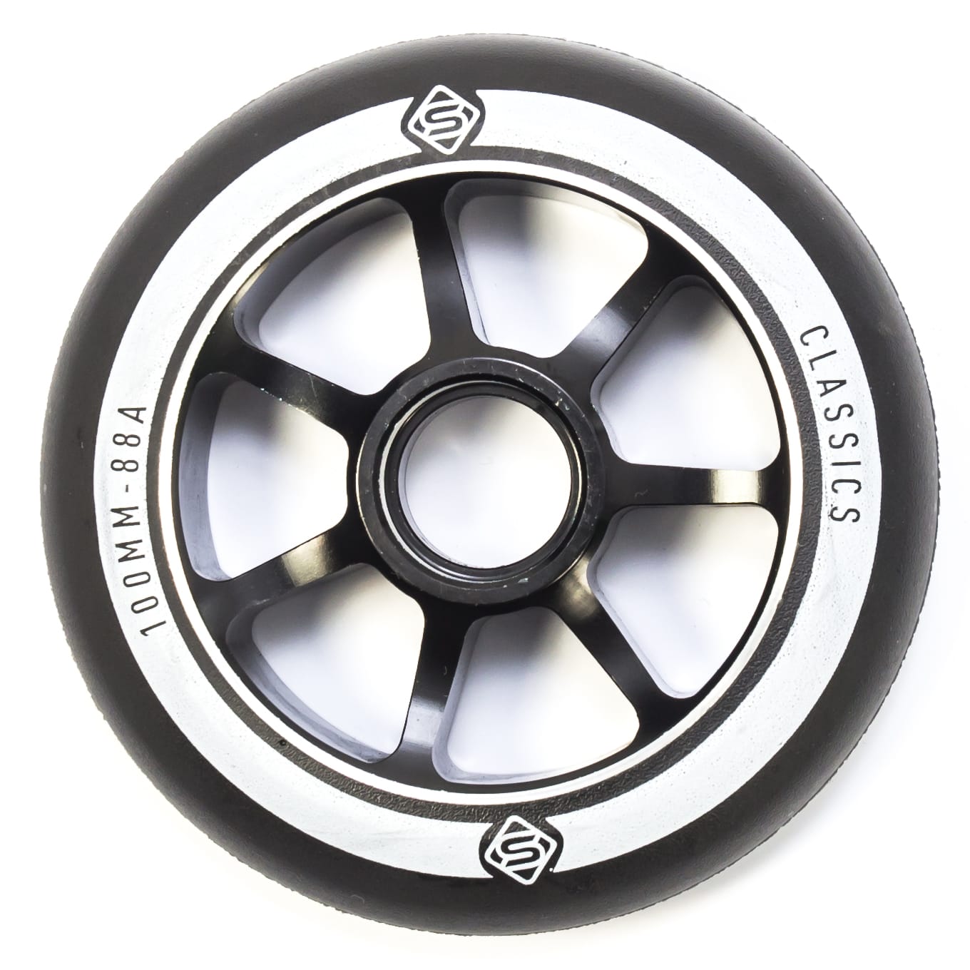 An image of Skates Classic 120mm Stunt Scooter Wheel - Black