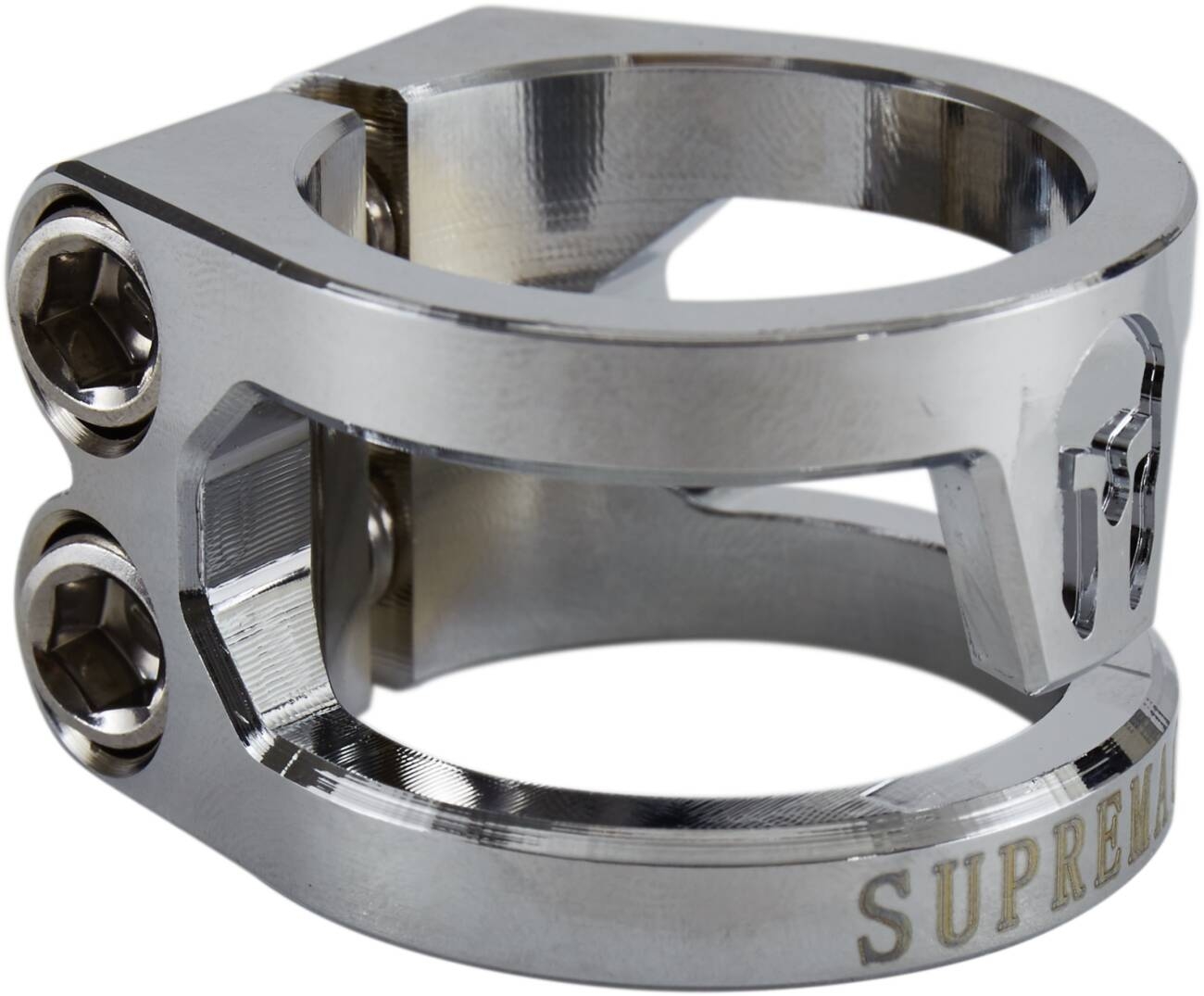 An image of Supremacy Spartan Double Clamp - Chrome
