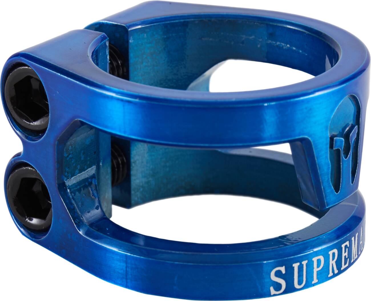 An image of Supremacy Spartan Double Clamp - Trans Blue