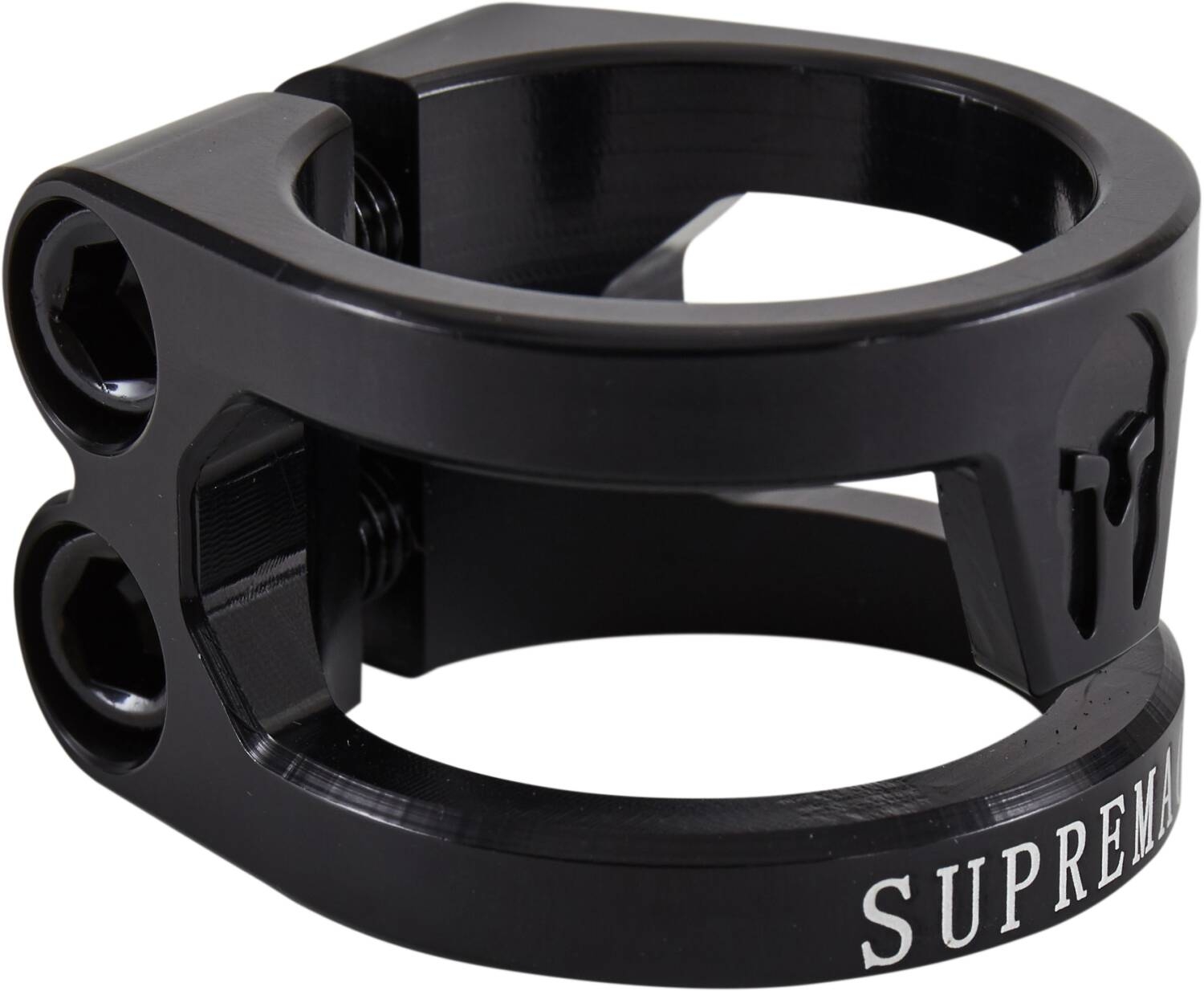 An image of Supremacy Spartan Double Clamp - Gloss Black