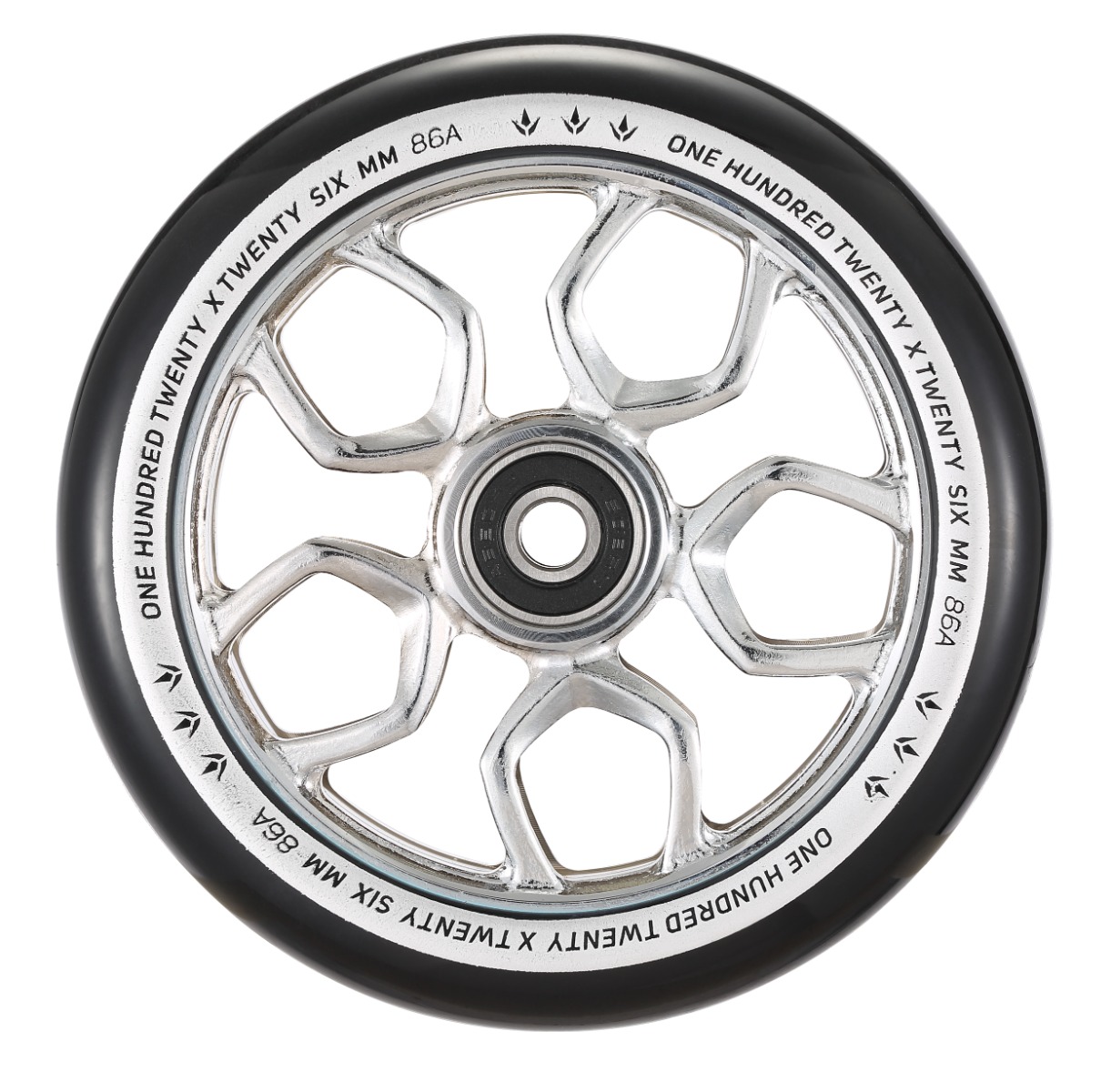 An image of Blunt Envy Lambo 120mm Scooter Wheel - Chrome