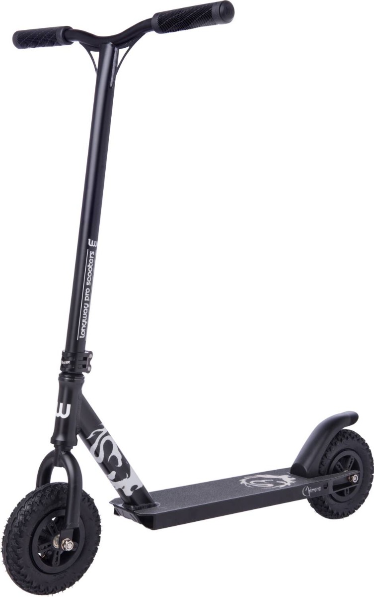 An image of Longway Chimera Dirt Stunt Scooter - Black