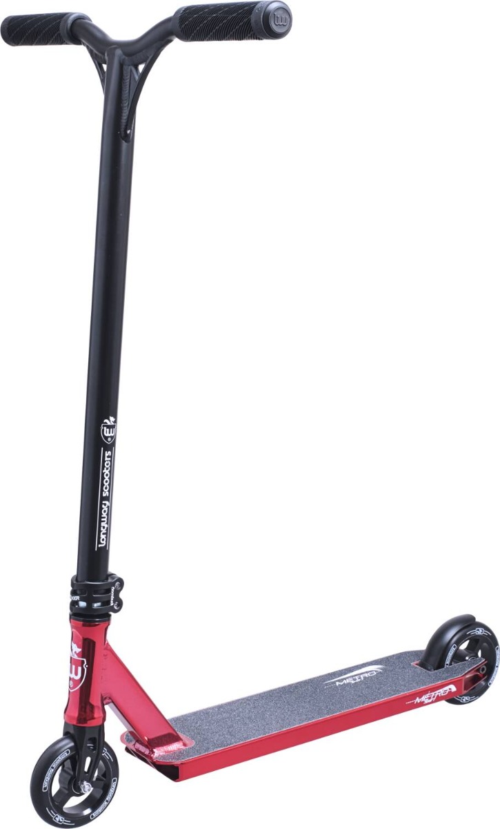 An image of Longway Metro Shift Complete Stunt Scooter - Ruby Red