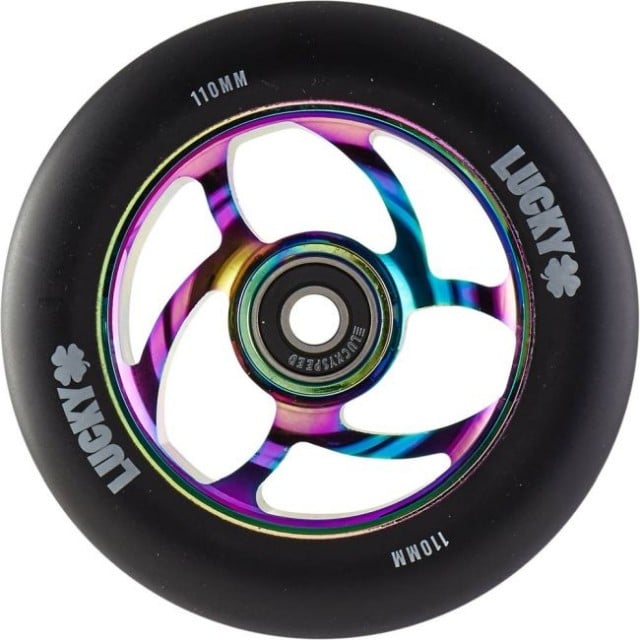 An image of Lucky Torsion 110mm Scooter Wheel - Neochrome