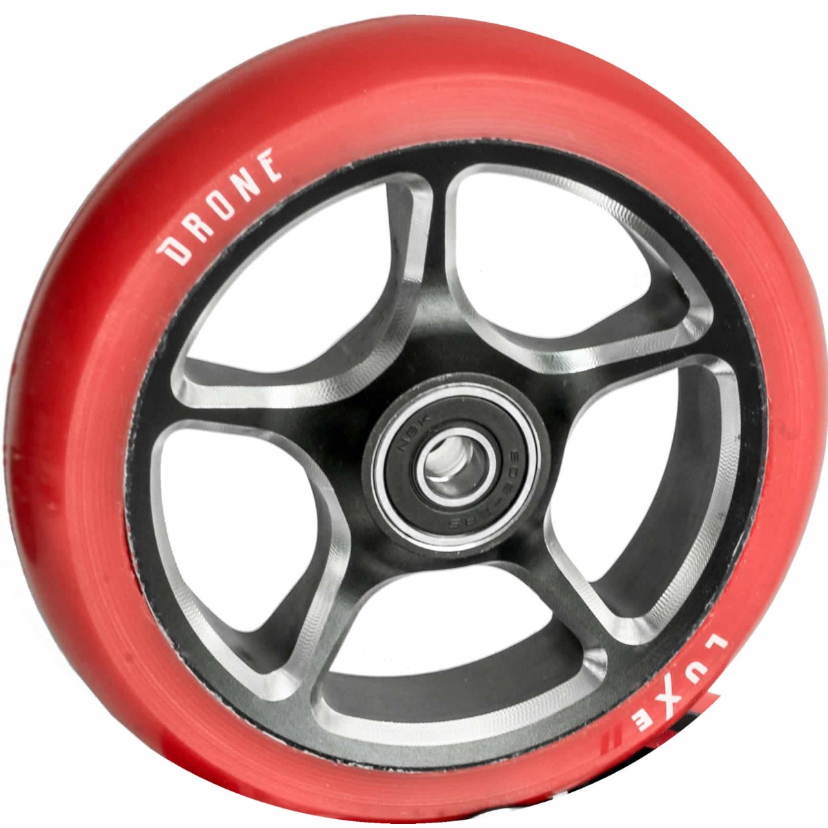An image of Drone Luxe 2 110mm Scooter Wheel - Red