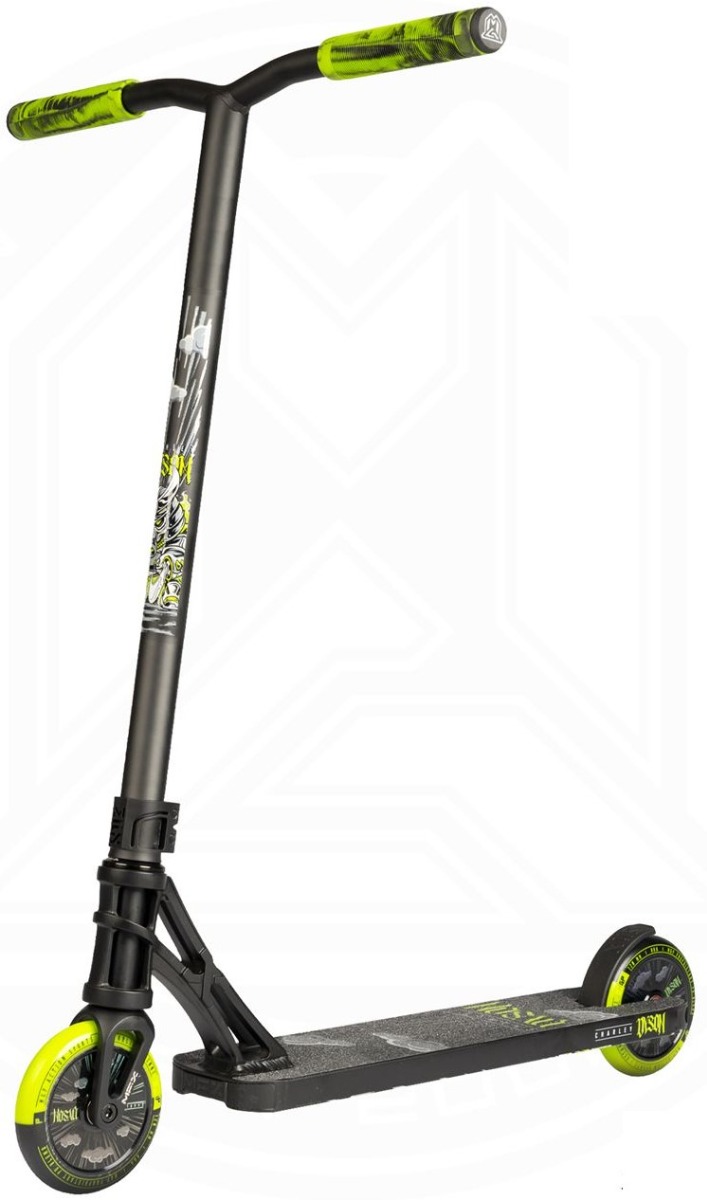 An image of MGP MGX Charley Dyson Signature Scooter - Black / Green