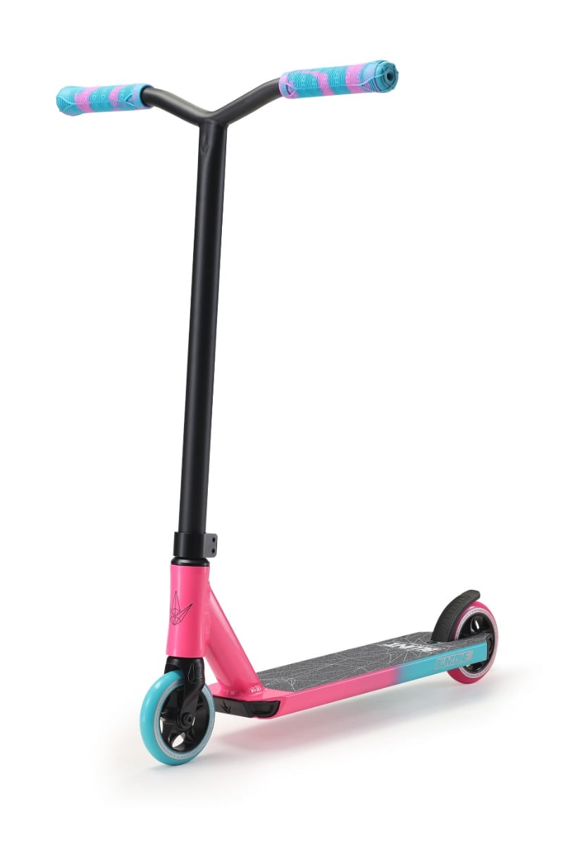An image of Blunt Envy One S3 Stunt Scooter - Pink / Teal Blue
