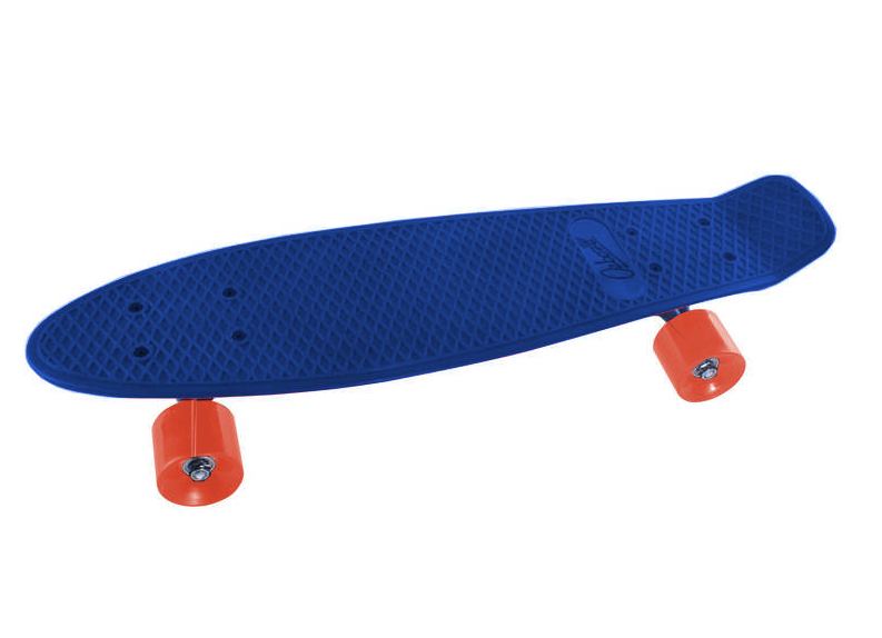 An image of Ozbozz 22" Plastic Cruiser Skateboard - Blue