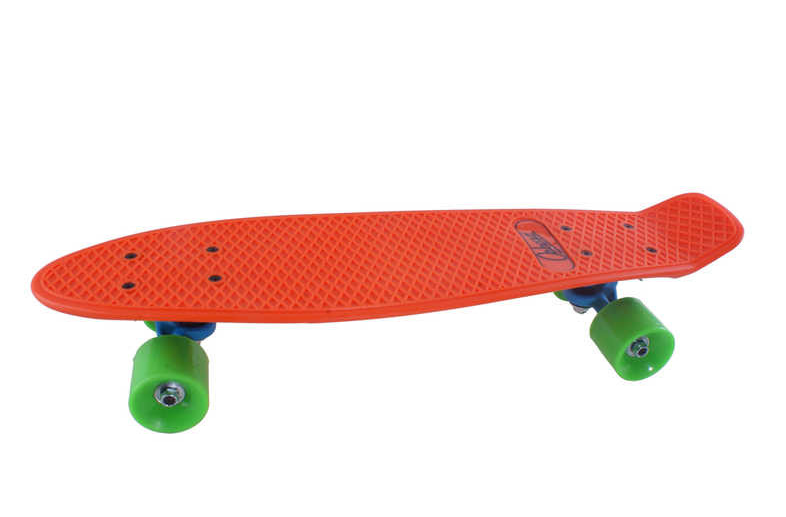 An image of Ozbozz 22" Plastic Cruiser Skateboard - Orange