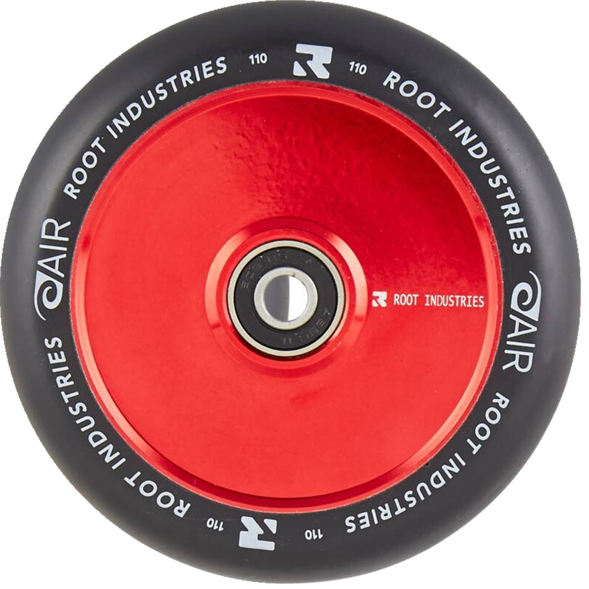 An image of Root Industries AIR Hollowcore Light 110mm Wheel Black Red