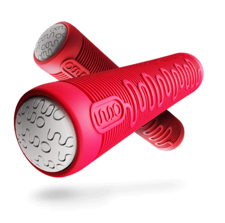 An image of Indo LTD Edition Scooter Handlebar Grips - Red Rocker