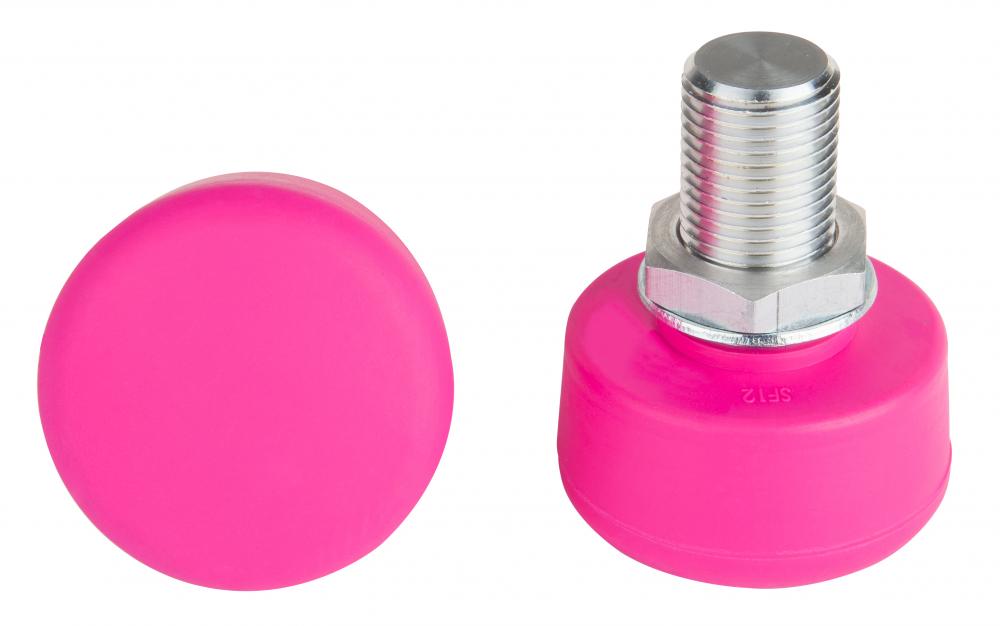 An image of Rookie Adjustable Roller Skates Toe Stops - Pink