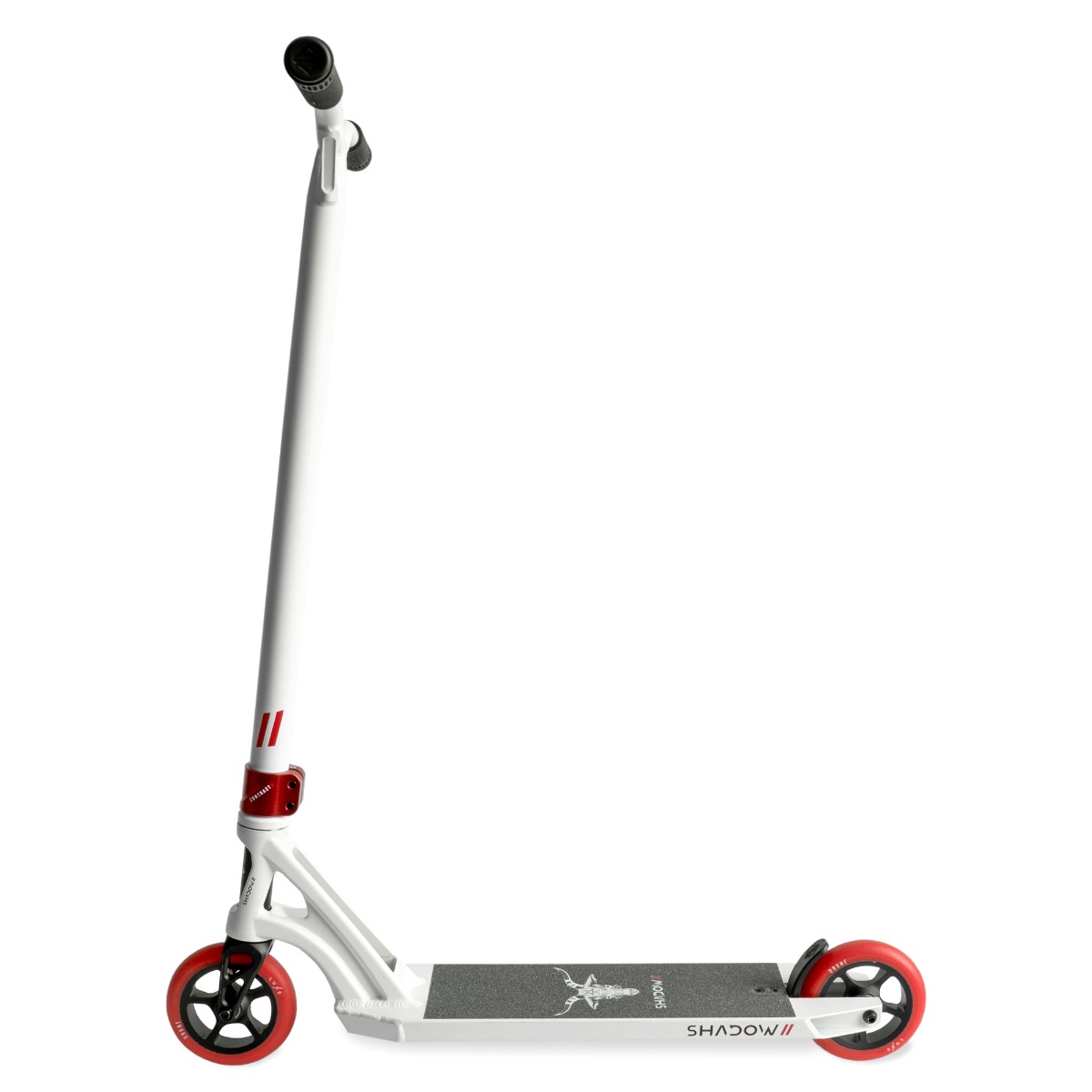 An image of Drone Shadow 2 White Red Stunt Scooter