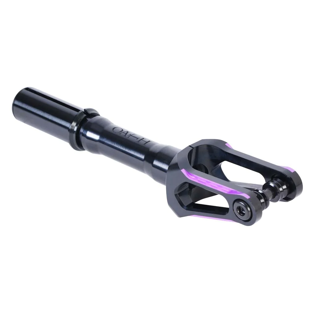 An image of Oath Spinal IHC Scooter Fork - Black / Purple