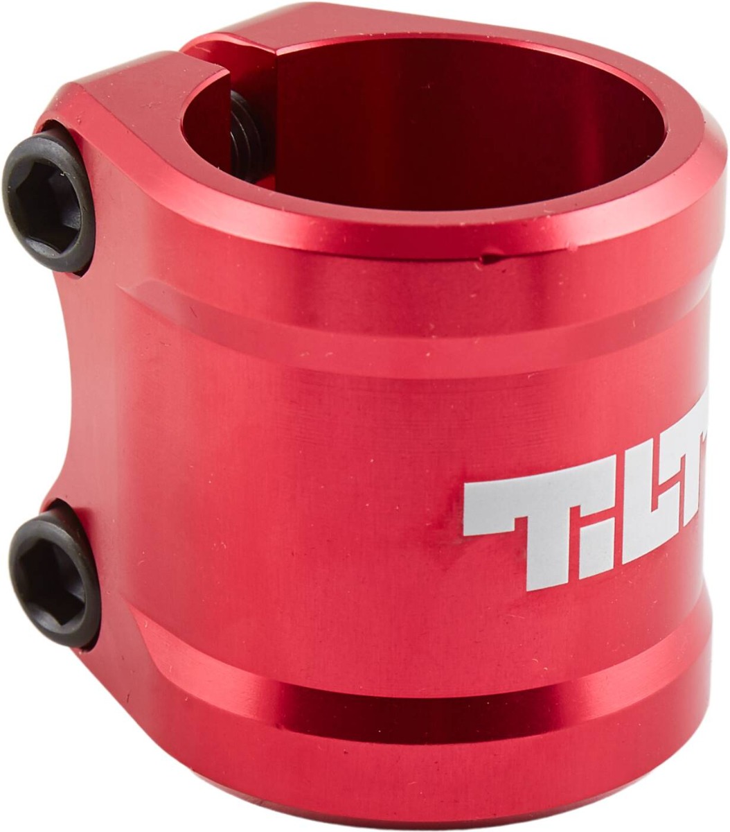 An image of Tilt ARC Oversized Double Scooter Clamp - Red