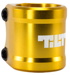 An image of Tilt ARC Oversized Double Scooter Clamp - Gold