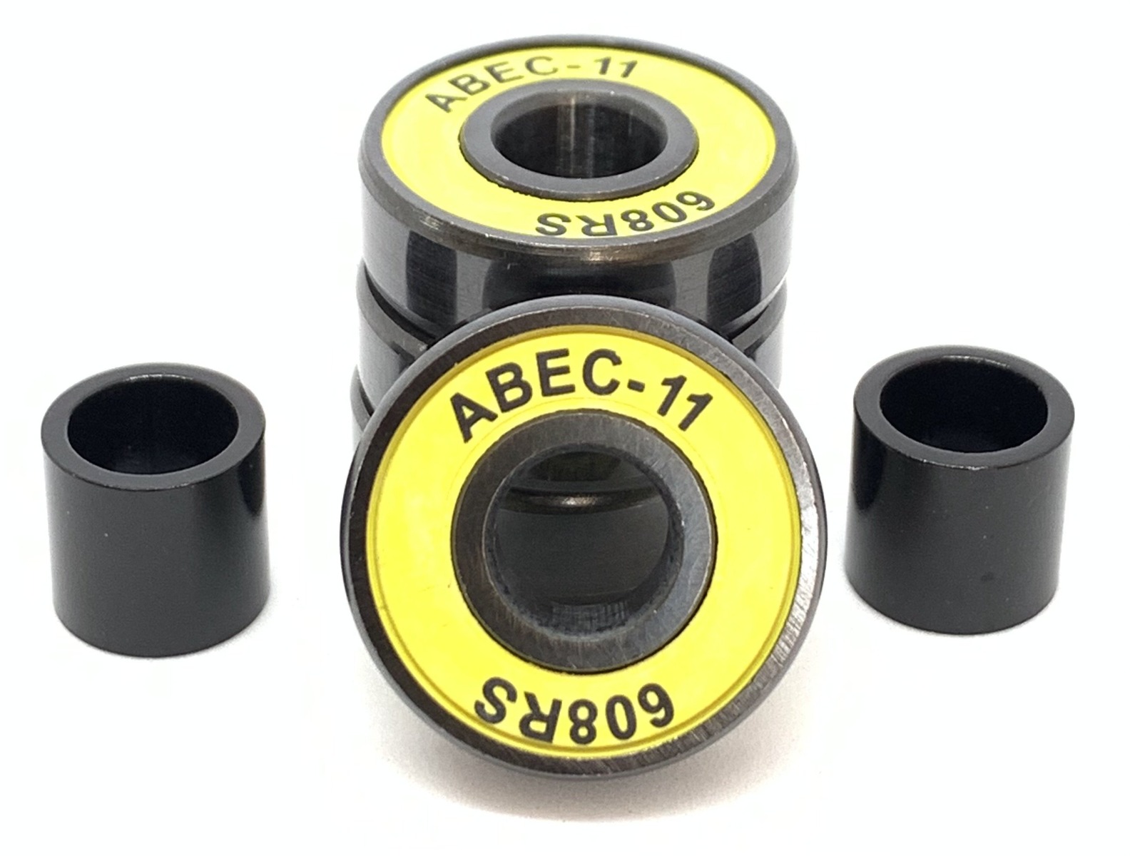 An image of Logic Yellow ABEC 11 High Performance Scooter Bearings x4 Set