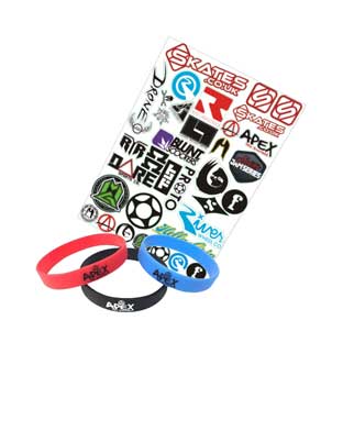 Stickers & Wristbands